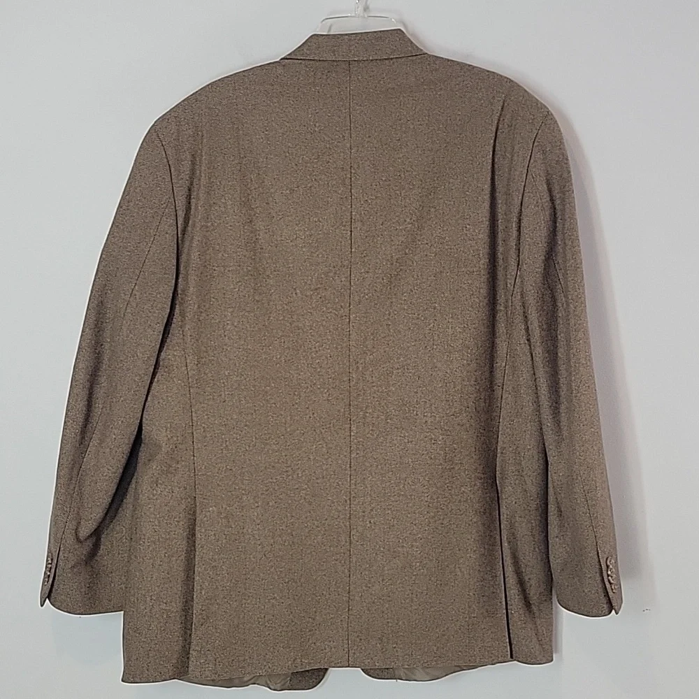 Michael Kors brown wool cashmere sport coat men's 48L